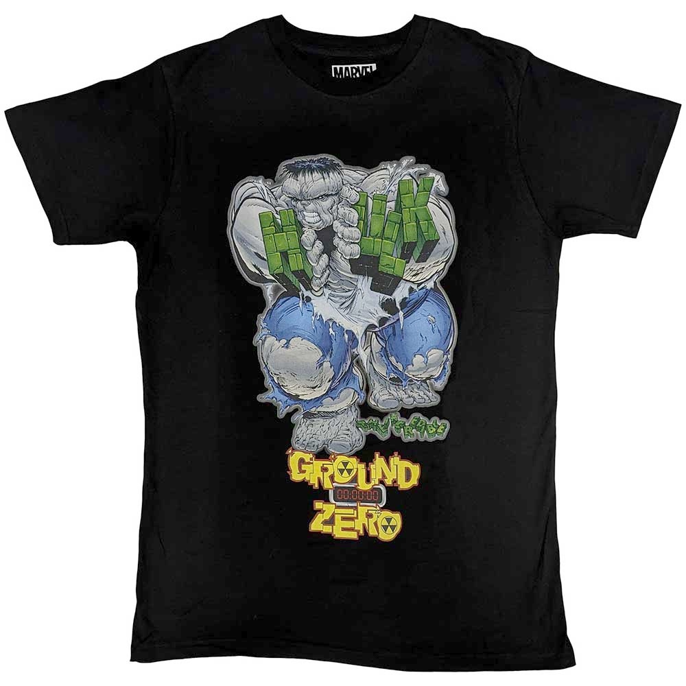 Marvel The Hulk - Ground Zero Tshirt Homme - Noir